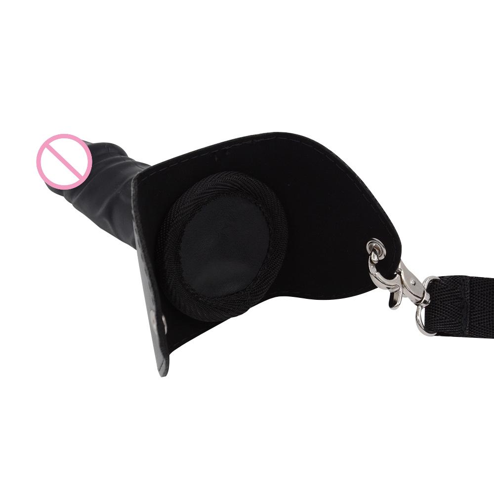 Waist  Belt with Detachable Dildo Handcuff Leather Harness Penis Holder Bondage Chastity Forced Orgasm Belt for Dildo Women