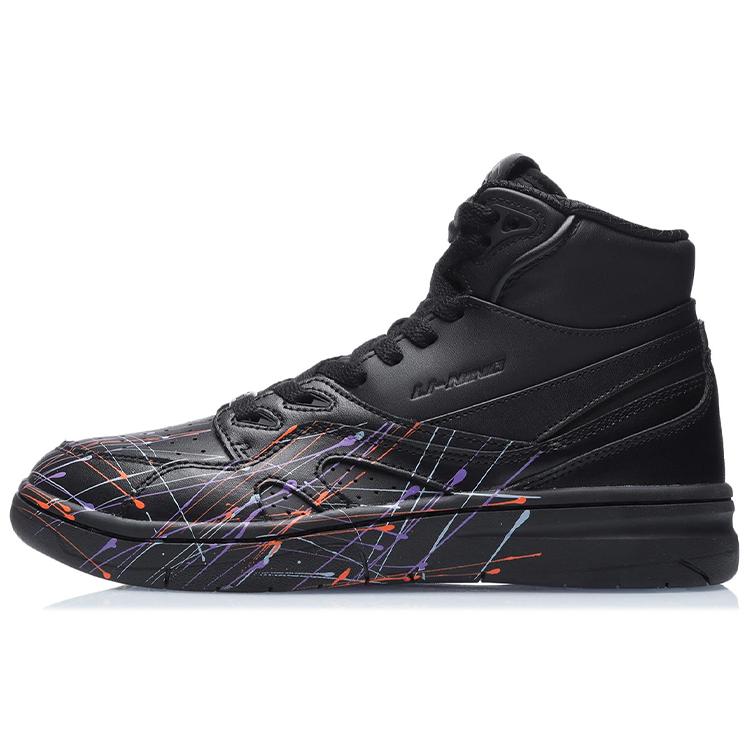 

Li Ning 937 Deluxe Hi Synthetic Leather, Top Grain Cow Leather Cushioning Slip Resistant Abrasion Resistant Rebound AGBR026-2 37