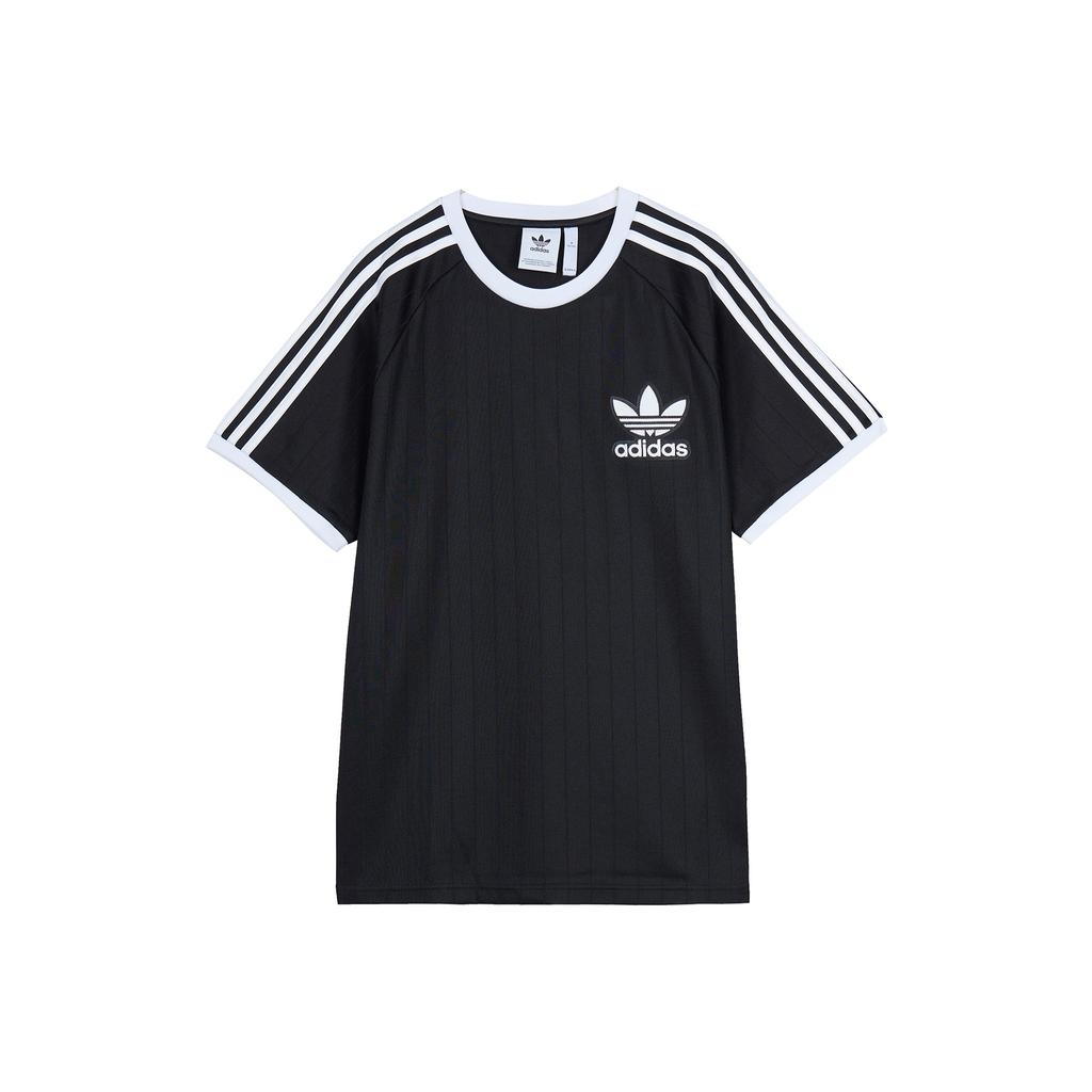 adidas Мужская бейсбольная футболка Originals Trefoil, черная DV1621