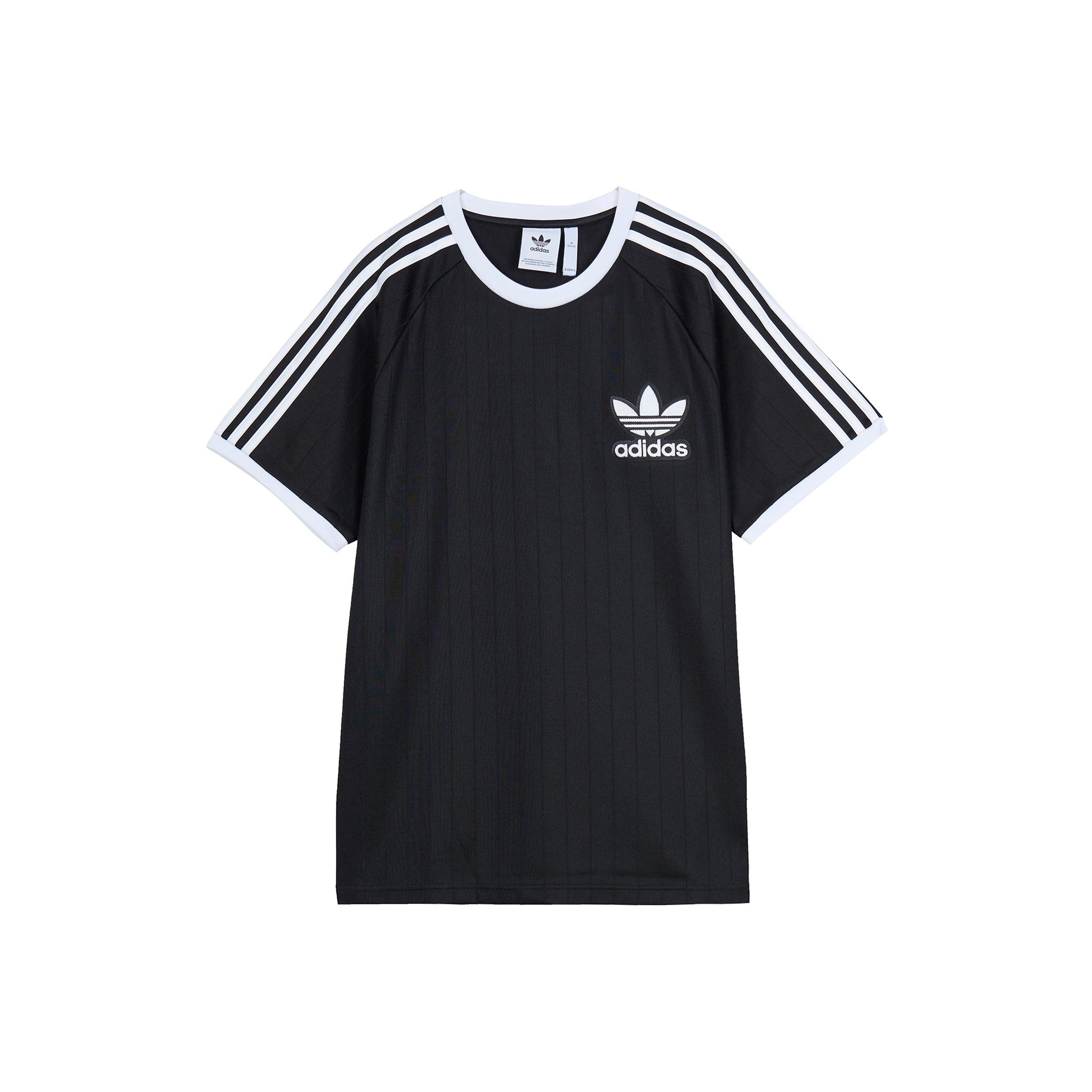 Мужская бейсбольная футболка Adidas Originals Trefoil, черная DV1621 M