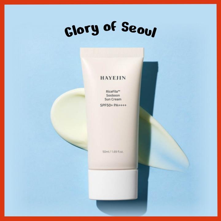 HAYEJIN RiceFila™ Sooboon Sun Cream, 50mL | SPF50+ PA++++