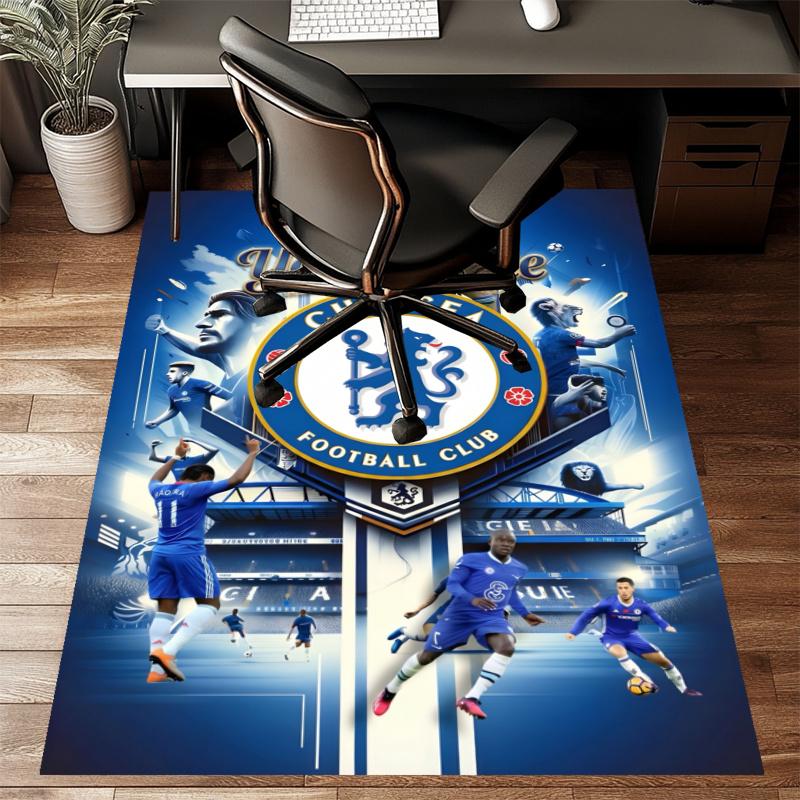 Custom C-Chelsea Mat Personalized Name, Polyester Washable Indoor Entryway Rug, Gift for Christmas, Easter, Thanksgiving Day