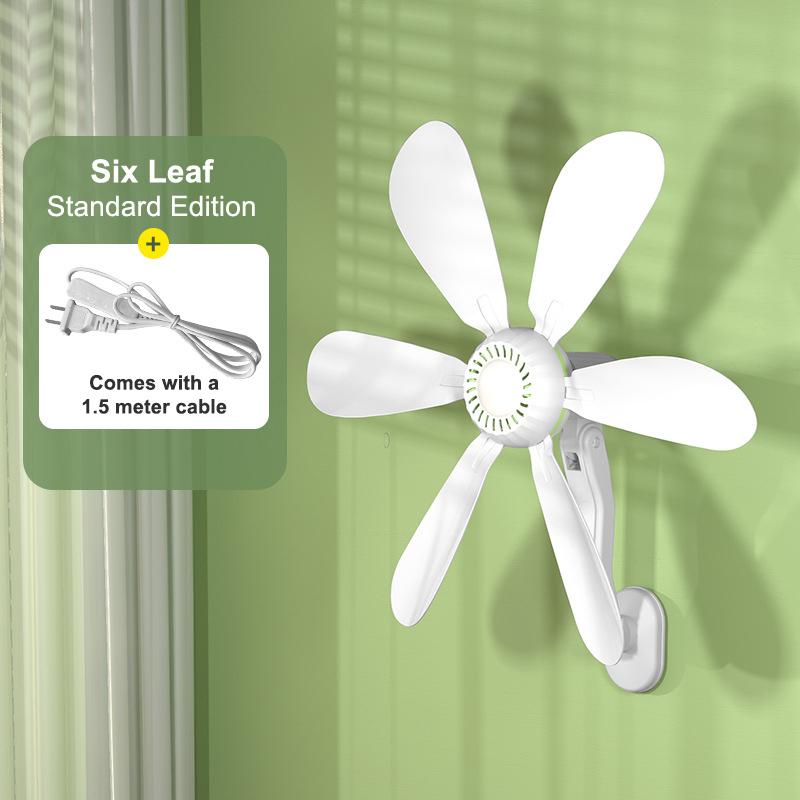 Wall Fan Small Wall Mounted Electric Fan No Drilling Required For Household/ Toilet/ Bathroom/ Kitchen