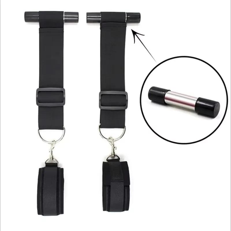 Adult Game Adjustable Bdsm Restraint Strap Handcuffs Wrist & Ankle Cuff Sex Restraint Neck Flirt Sex Toys For Women Man Sex Shop