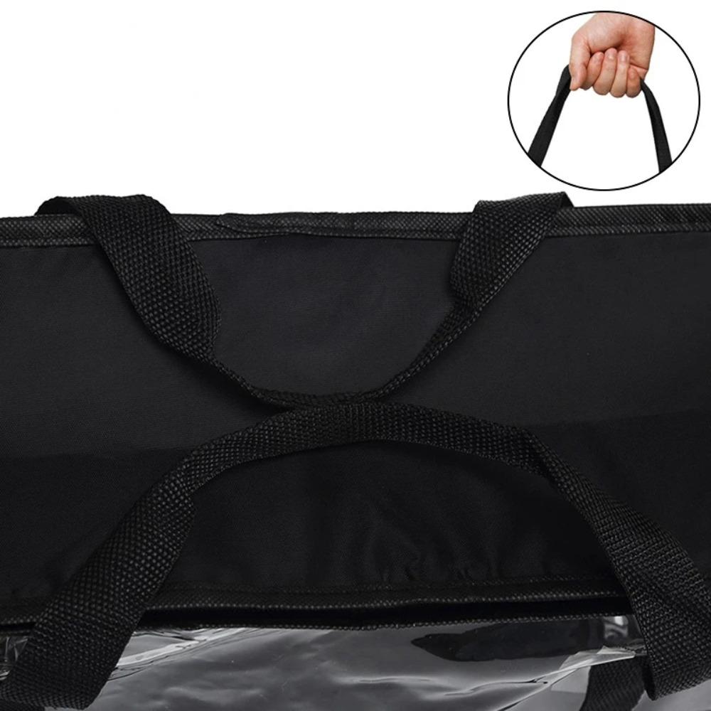 Dust Proof Collection Container with Zipper Handle Stackable Case New Storage Bag  Student