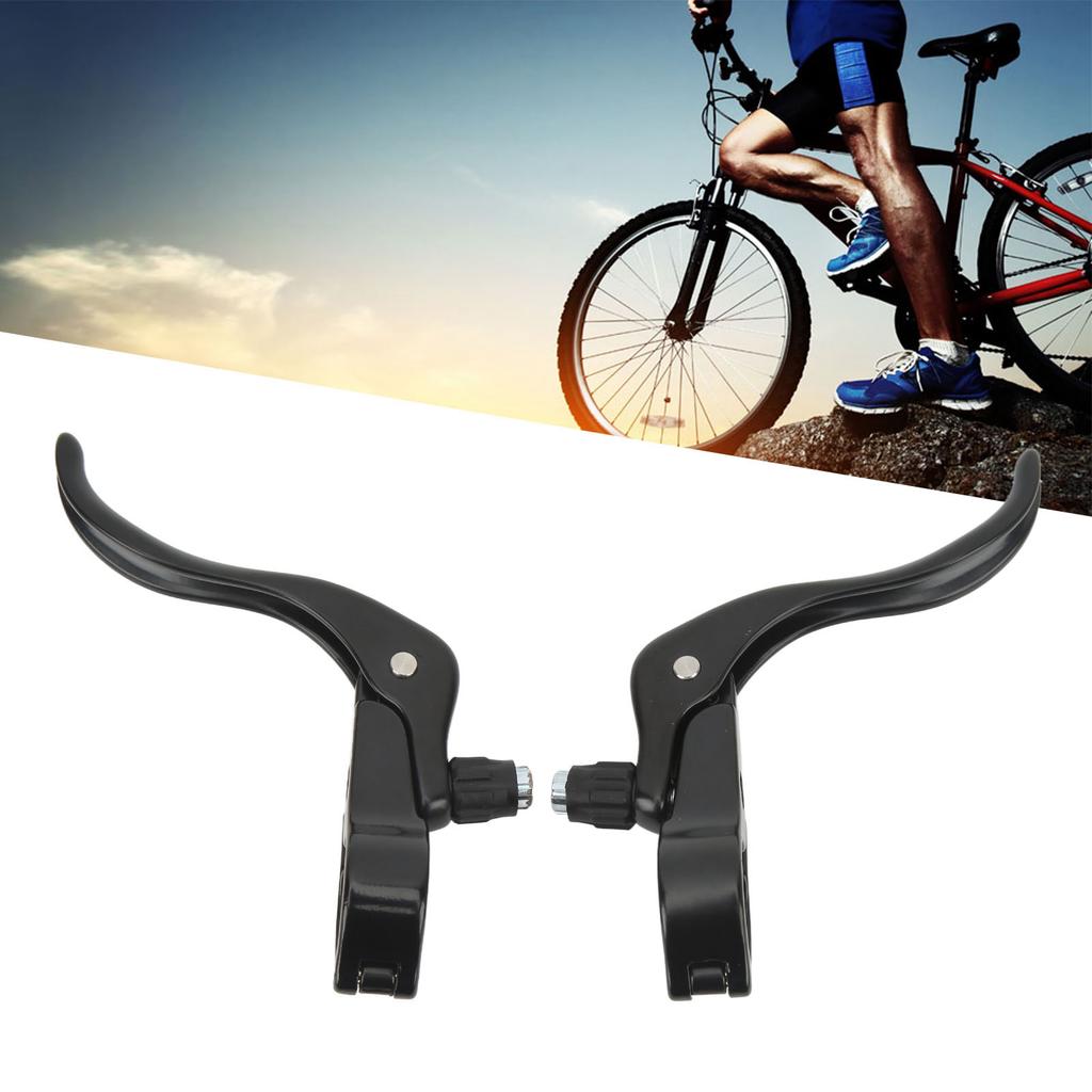1 Pair Bike Brake Handle Aluminum Alloy Ergonomic   Mountain Road Bike Brake Lever for Handlebars