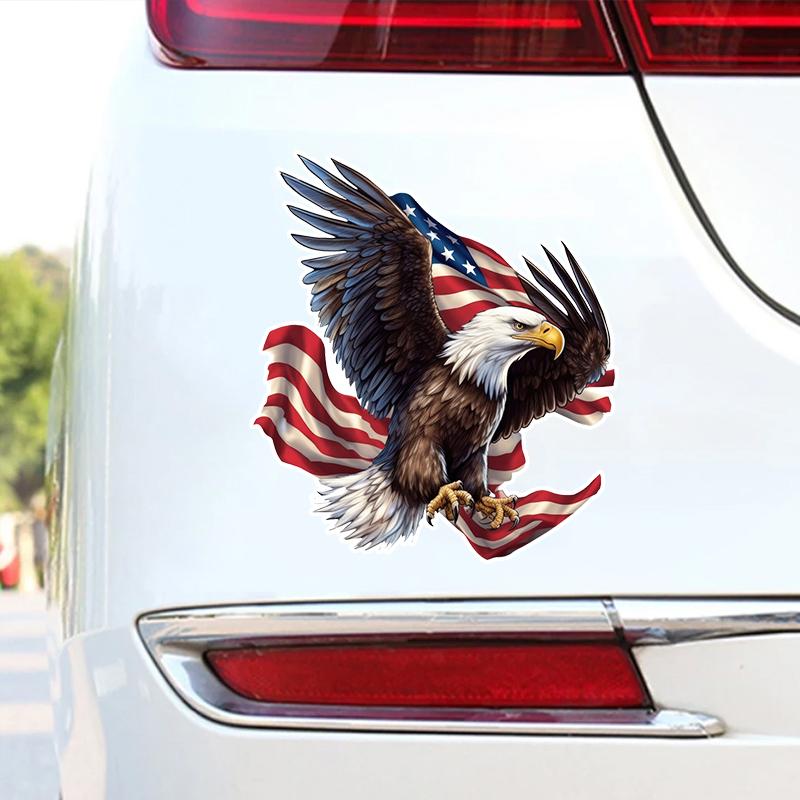 VS Adelaar Waterdichte Vinyl Sticker, Modieuze Patriottische Decal voor Auto Bumper Raam Buitenkant Decoratieve Accessoires