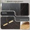 Elegant Storage Sideboard - Black/Gold-Tone