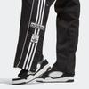Adidas Originals Trefoil Stripe Elastic Waist Straight Casual Pants Women Bottoms Black IC5585