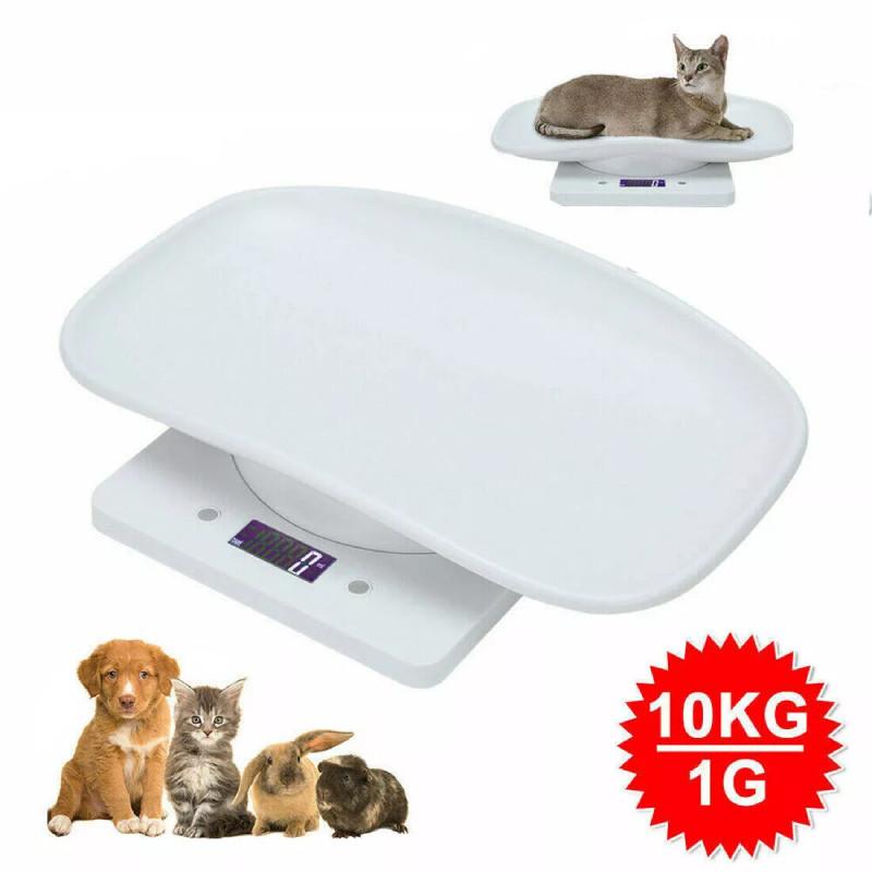 Accurate 10kg Electronic Pet Weighing Scale With Tray For Cats And Small Dogs