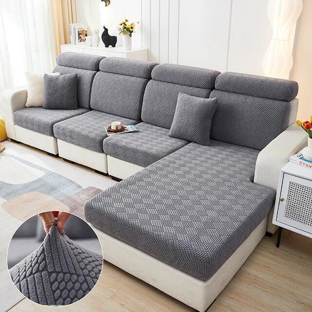 Elastic Sofa Covers for Living Room Sofa Cushion Cover Geometric Couch Cover Pets Corner L Shaped ChaiseSofa Seat Slipcover