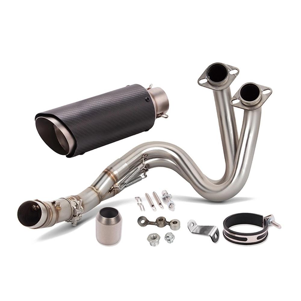 Exhaust Systems Full System Exhaust Muffler Header Pipe For Kawasaki Ninja 650 Z650 2012-2023 Exhausts Pipes