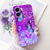 Carcasă Pentru Oppo A6X 4G 5G A6T Pro OppoA6 India Capac Spate Fluture Colorat Luxos Fete Modă Carcasă Telefon Transparent Moale TPU