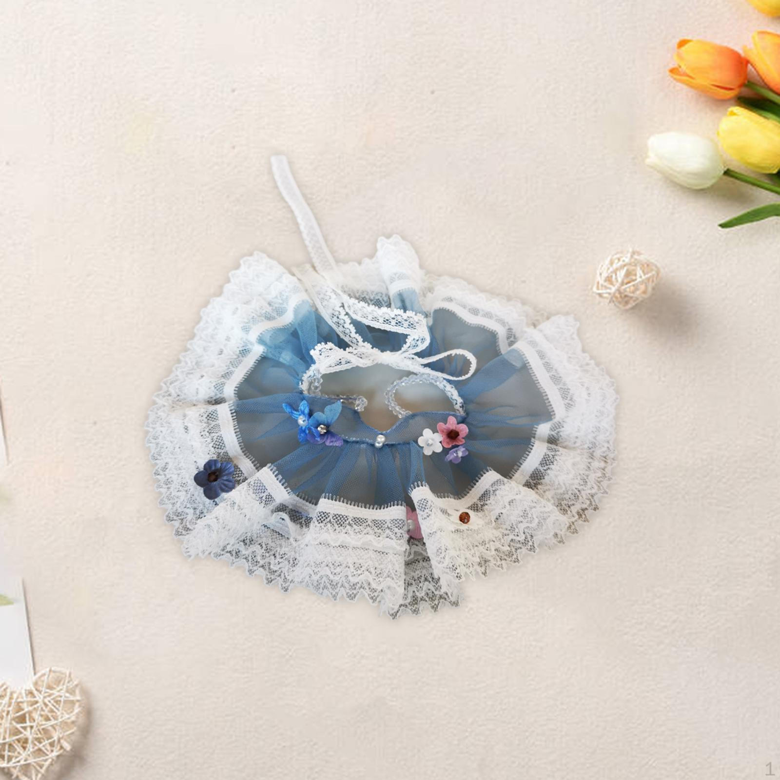 

Одежда для плюшевых кукол 15-17 см, платье феи в виде плюшевой игрушки, милый реквизит для фотосъемки синий