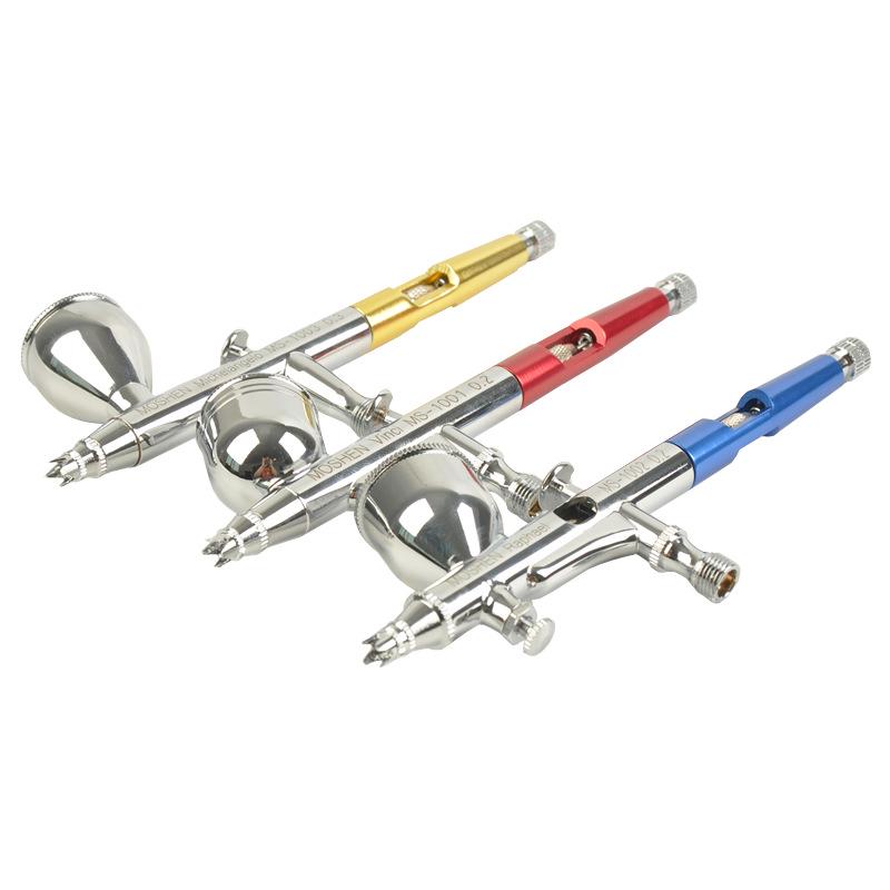 Gundam Model Airbrush Set: 0.2, 0.3, 0.5 for Tattoos, Nail Art, Cake Decorating, and Spray Painting (Hand-Painted)