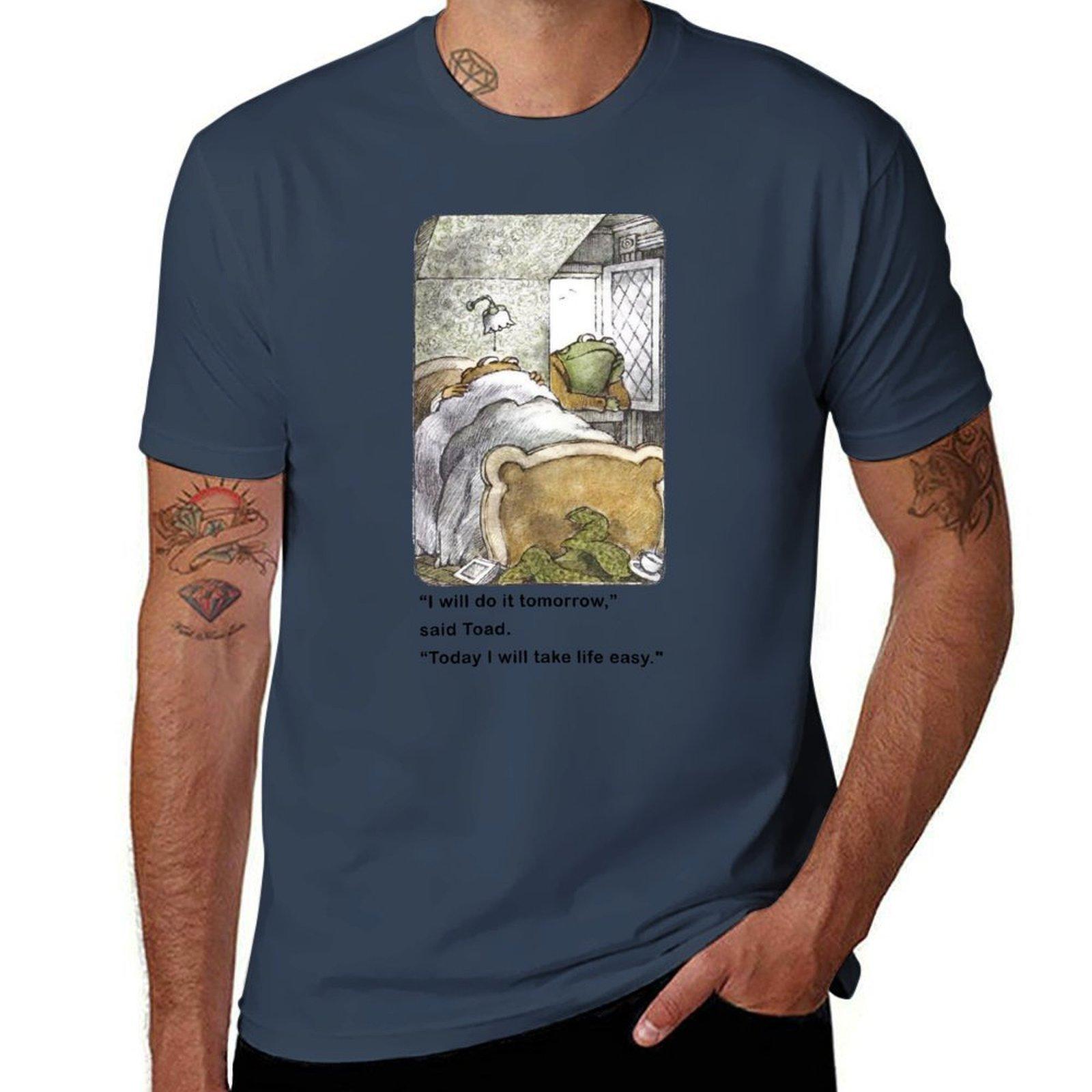 and Toad Frog TShirt Summer Casual Loose TShirt M