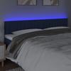VidaXL LED Headboard Bedroom Furniture Double Bed Accessory Head of Bed Frame Interior Blue 3121878
