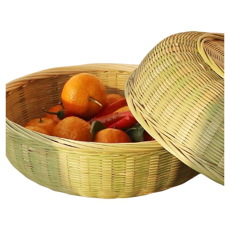 Qīwēi Bamboo Weave Style Silicone Household Basket
