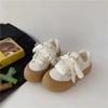 Korean version of ulzzang versatile little white shoes children ins tide 2025 autumn new skateboard shoes student casual bread shoes