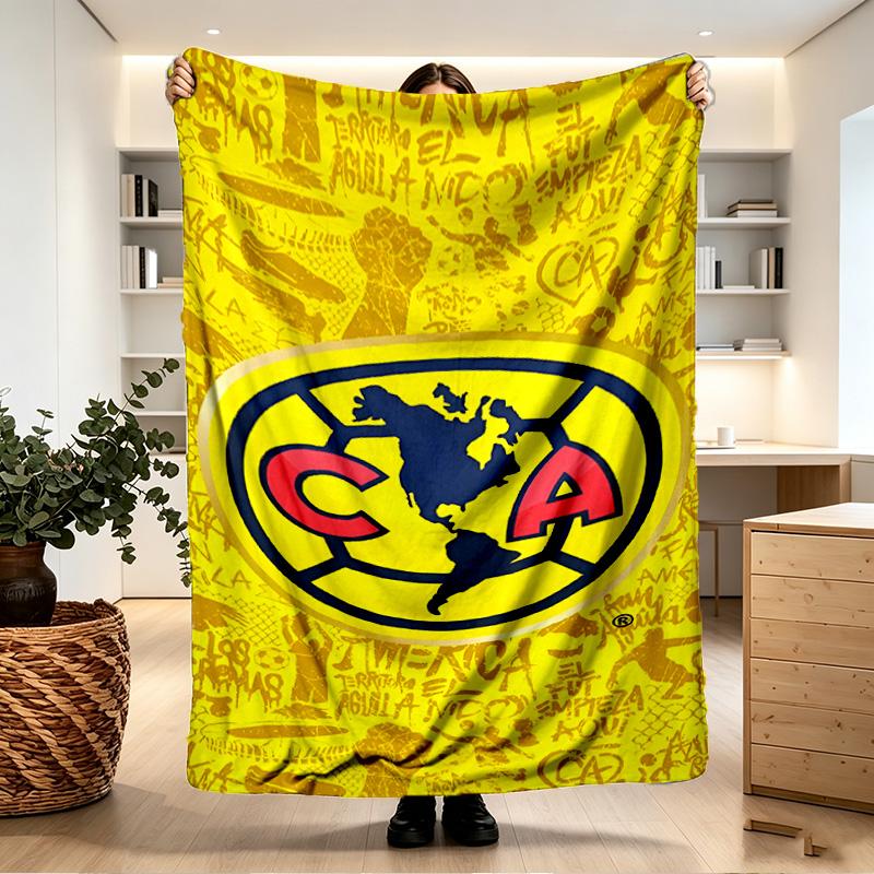 Club America Print Blanket - Soft & Comfortable, for Bedroom, Travel, Sofa, Home Decoration - Birthday Christmas Gift for Friend