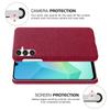 For Samsung Galaxy A17 5G/A17 4G Phone Case Cloth Texture Anti-Scratch Protective PC Back Cover