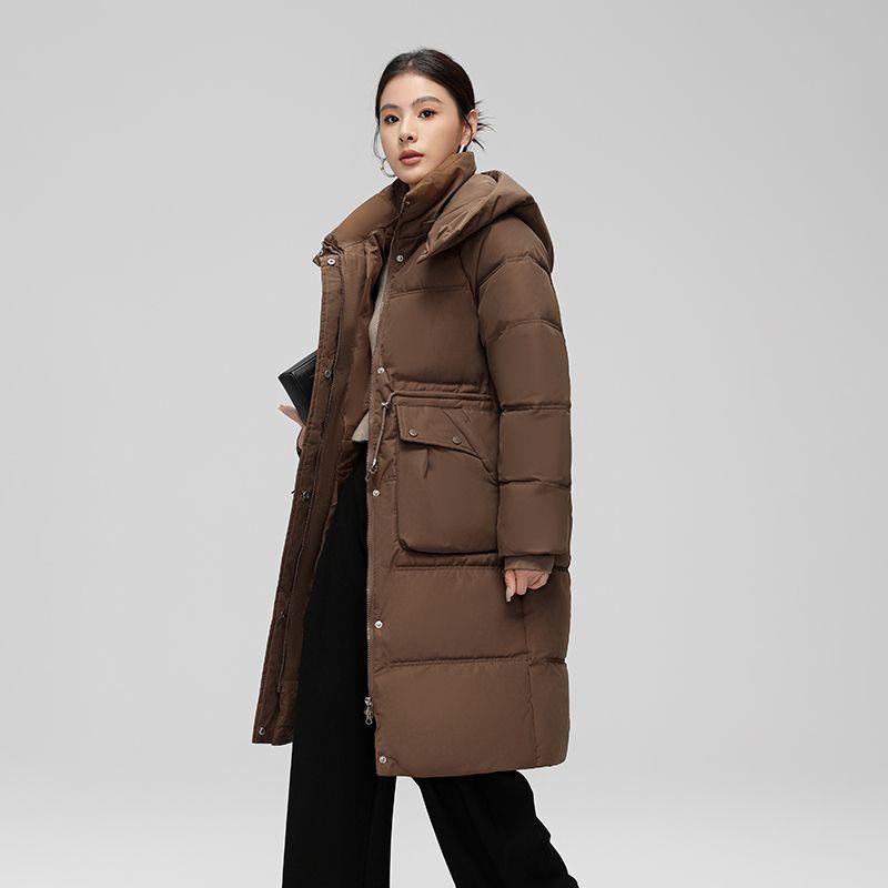 Women's New Winter Down Cotton Coat, Mid-length, Versatile, Thickened, Loose, Slimming Winter Coat