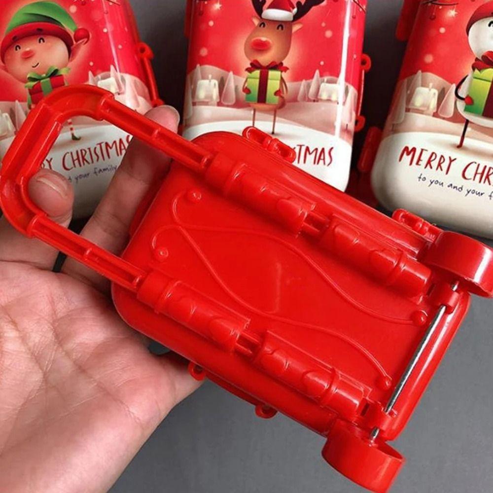 Christmas Decoration Santa Claus Pack Candy Doll Handbag Jewellery Box Suitcase Luggage Toys Trunk