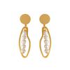 French Retro Matte Freshwater Pearl Earrings with 925 Silver Needles