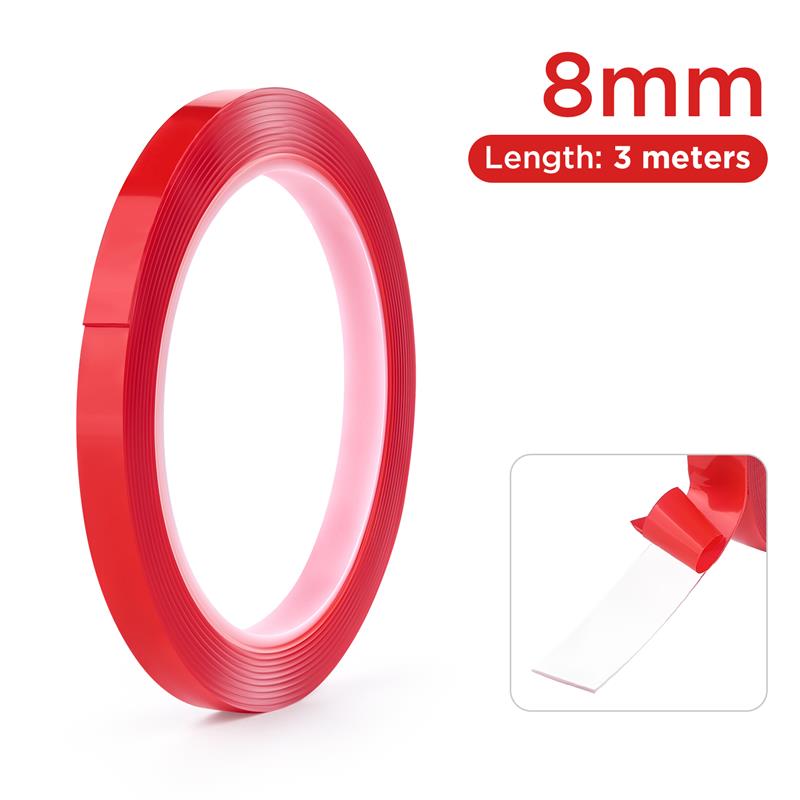 3Meters Transparent Gray Acrylic Double Sided Tape Heavy Duty Nano Tapes Traceless Washable Adhesive Sticker Clear Sticky