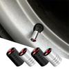 cxjvah1 4Pcs Car Wheel Tire Stem Air Valve Cap Accessories For Mitsubishi 9 Ralliart X EX ASX L200 Colt Outlander Pajero Lancer Eclipse