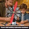 V12 Aircraft Engine Building Blocks Toys Set, Mechanical Engine Model Assembly Ornaments, Children And Adults Birthday Gift