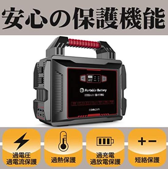 Power Station Compact and Lightweight Home Battery Storage Portable Power Station LED Cooling Screen Protection Features Domestic Portable CB-P080
