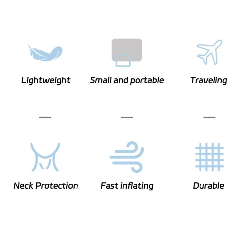 Foldable Side Sleeping Pillow Ergonomic Chin Support Cushions Portable Headrest  High Speed Trains