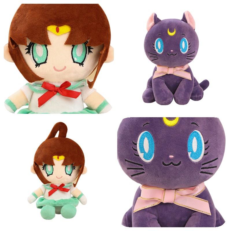 New Sailor Moon Plush Toy Makoto Kino And Luna Cat Designs
