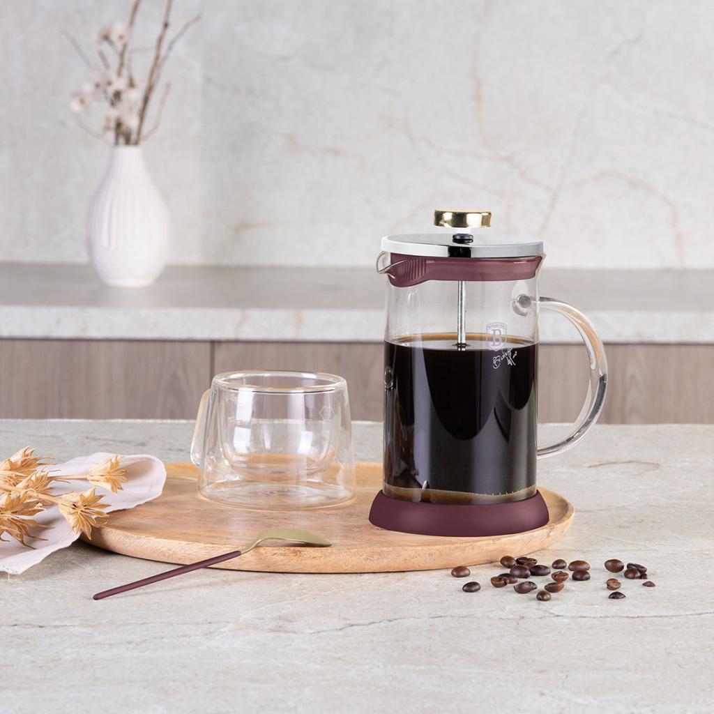 PISTON COFFEE AND TEA INFUSER 600ml BERLINGER HAUS BH-8584 LEONARDO