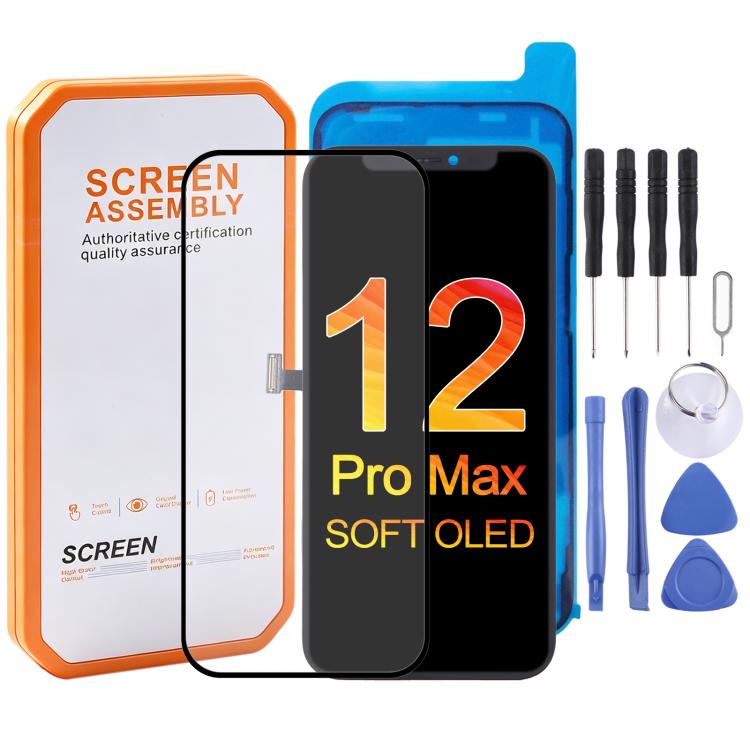 HXL Soft OLED LCD Screen For iPhone 12 Pro Max For iPhone 12 Pro Max(Soft OLED)