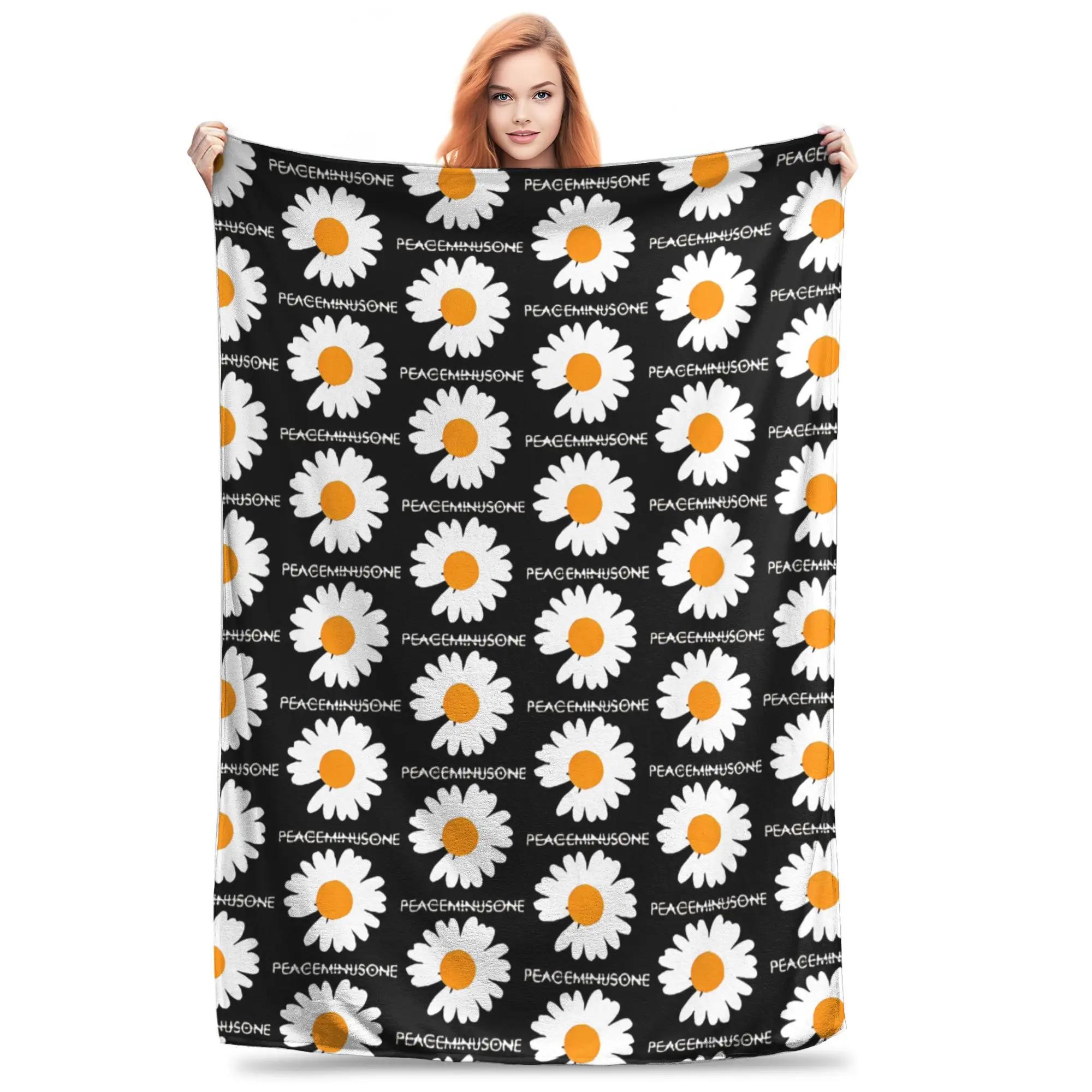 G DRAGON PMO DAISY Plush Throw Blanket Super Warm Flannel Custom Quality Bedspread Gift for Kids Outdoor Use 100cmx150cm