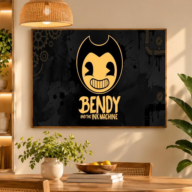 5D Diamond Painting Bendy and the Ink Machine DIY Full Drill Diamond Art Kit Home Decoration