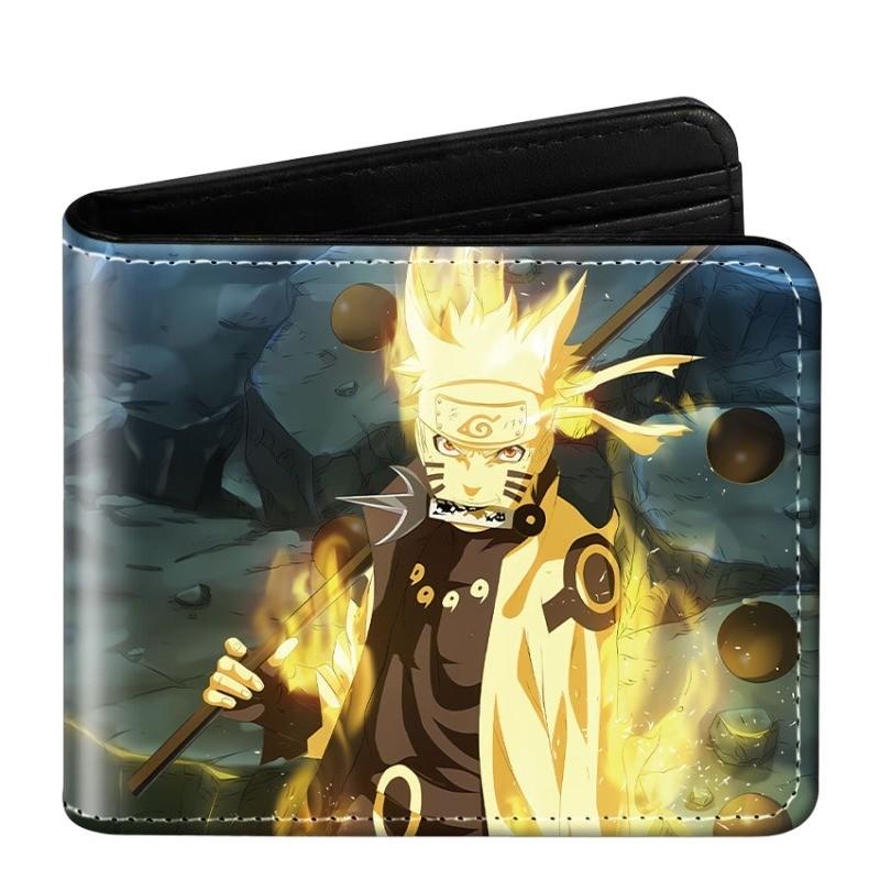Naruto Anime Foldable Leather Wallet Short Purse