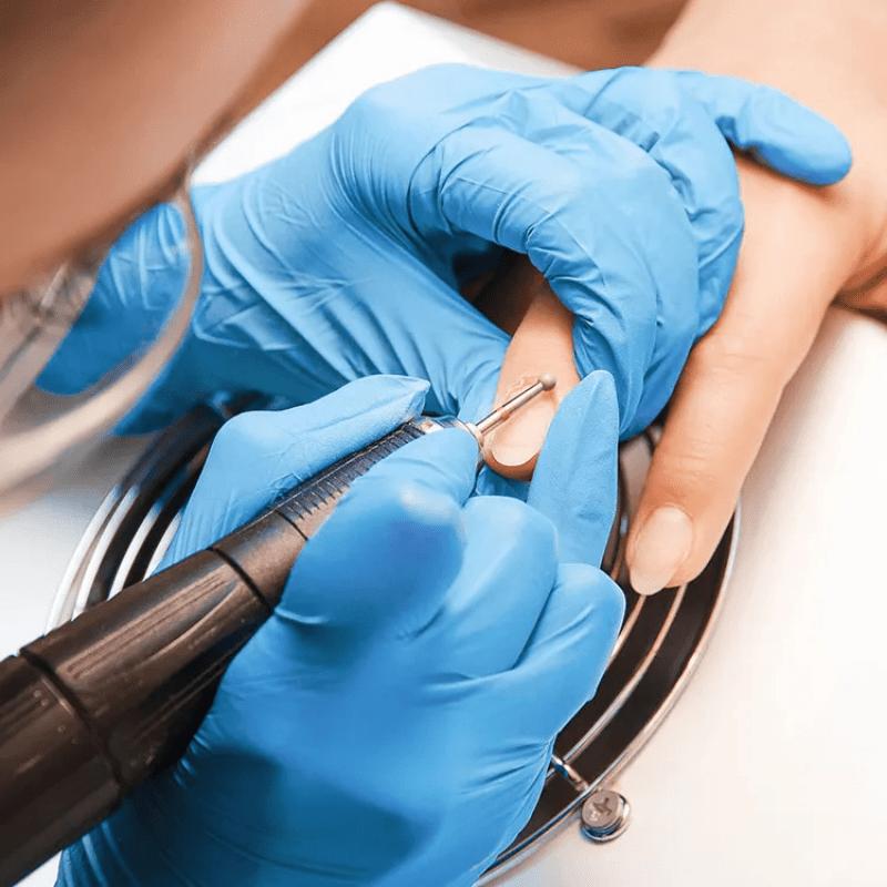 90/60/30PCSDisposable Blue Nitrile Gloves Waterproof Cleaning Gloves Suitable for Kitchen Cleaning Hairdressing Beaut Tattoo