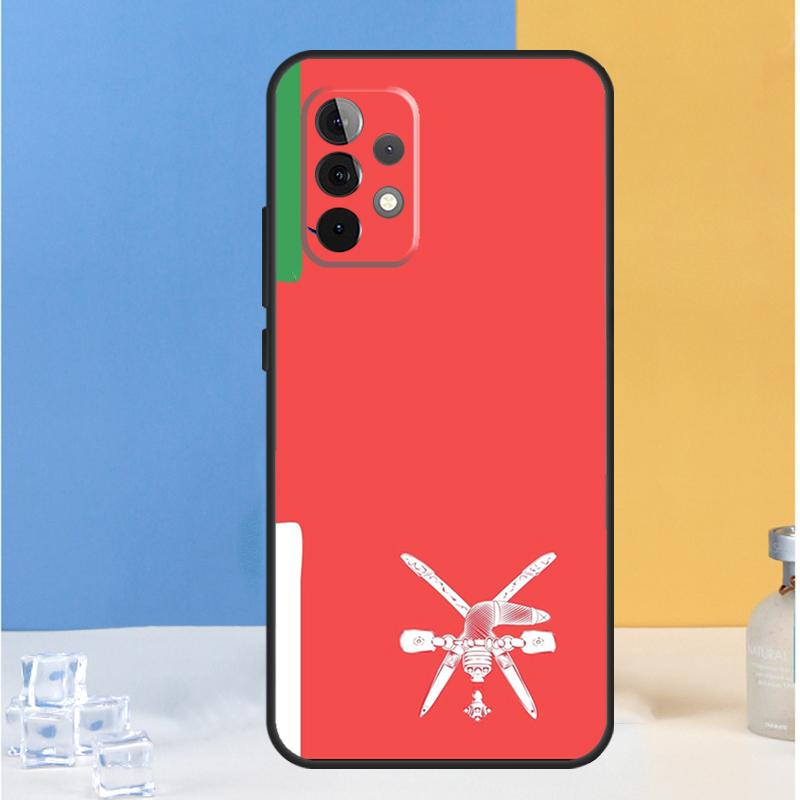 Omani Emblem Oman Flag passport Cover For Samsung Galaxy A54 A34 A14 A32 A22 A12 A13 A23 A33 A53 A73 A51 A71 A52 Case