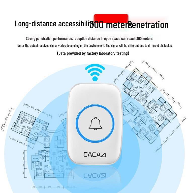 Cross-border A10 Long-Range Wireless Doorbell for Home Entry & Elderly Assistance