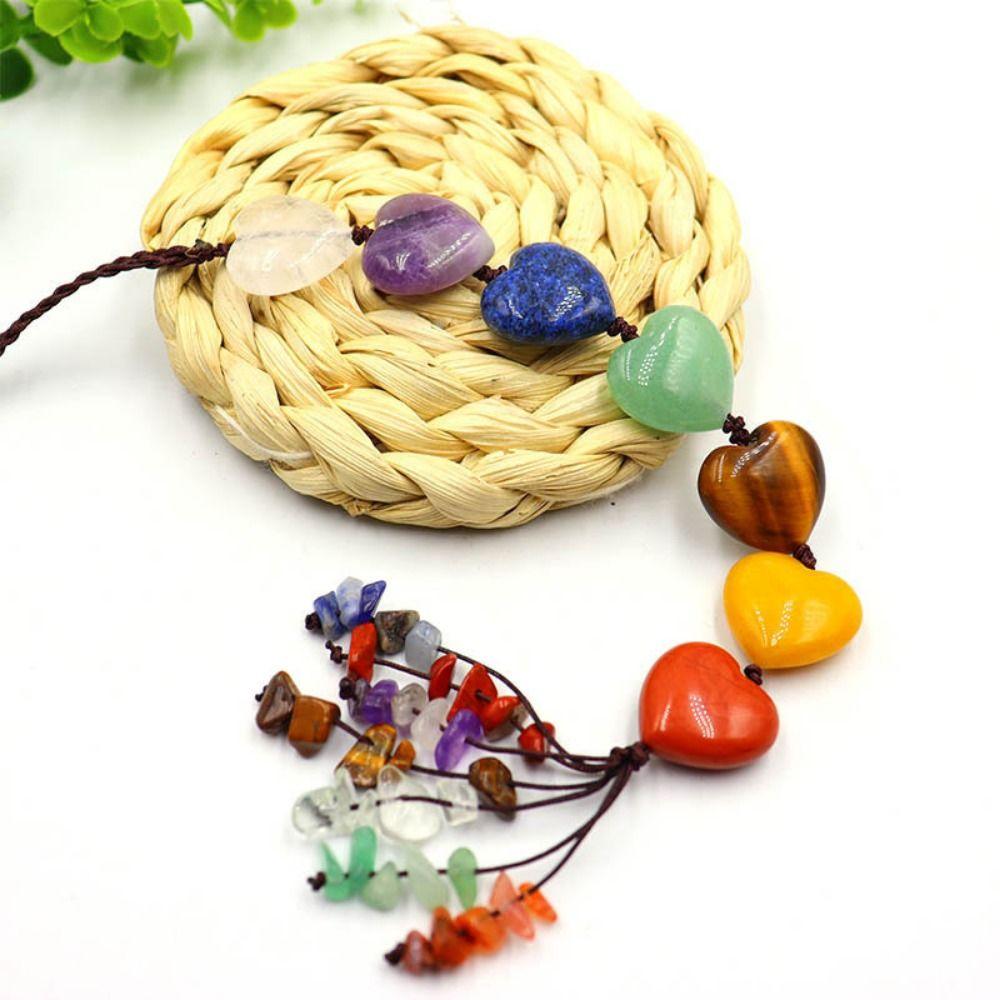 Charming Car Hanging Pendant Mysterious Natural Stone Ornaments Crystal Hanging Ornament  Interior