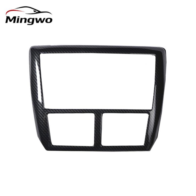 RHD ABS Carbon Fiber Style For Subaru Forester 2008-2012 Car Interior Door Handle Window Switch Panel Cover Trim