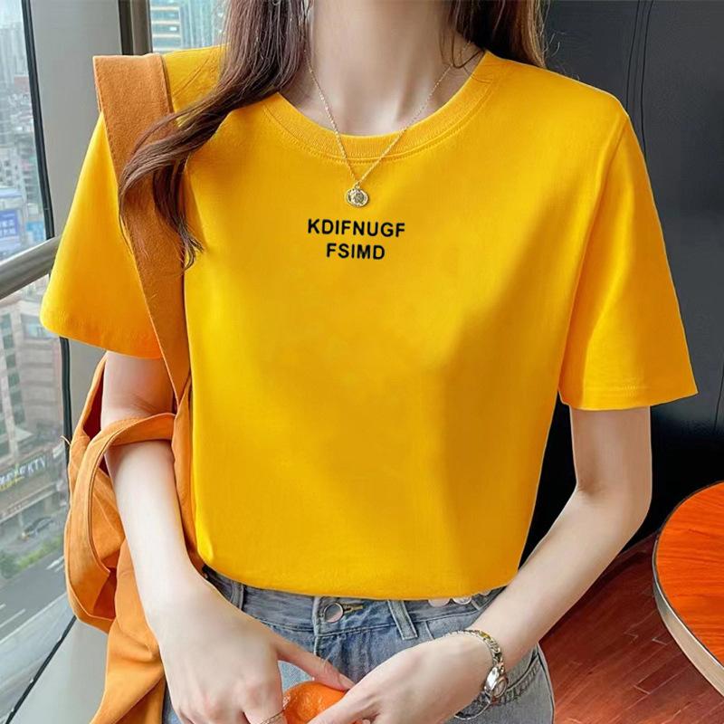 VEZFAA Damenmode Casual Sommer Frühling Kurzarm O-Ausschnitt Blusen & Hemden