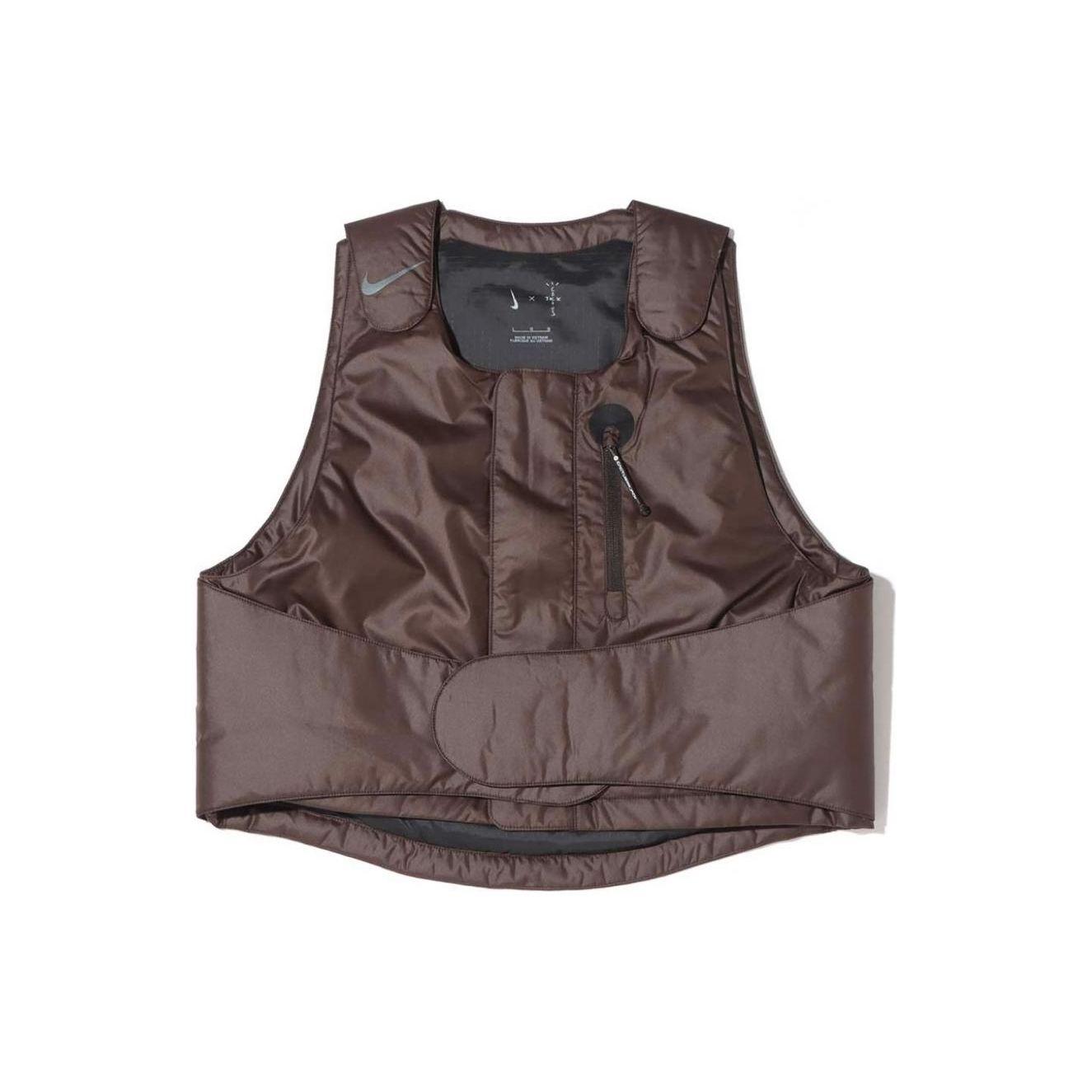 Nike x Cactus Jack Travis Scott NRG BH Vest Velvet Brown Men DM1278-220 XS