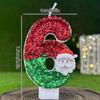 Black Glitter Birthday Digital Candles Crown 0-9 Number Candle Cake Topper Decorations Baby Shower Birthday Party Supplies Velas