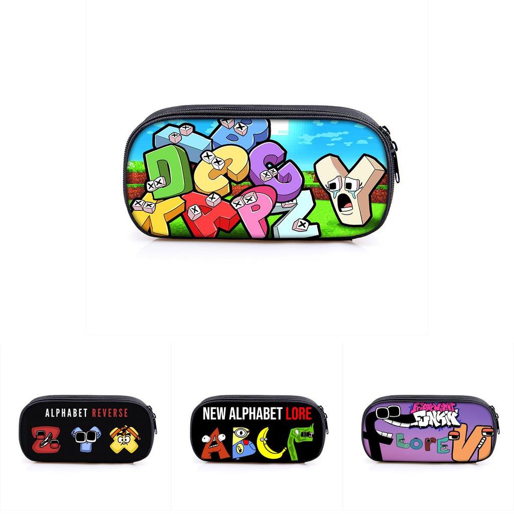 Pencil Case With Alphabet Lore Large Capacity Pouch Bag For Kids