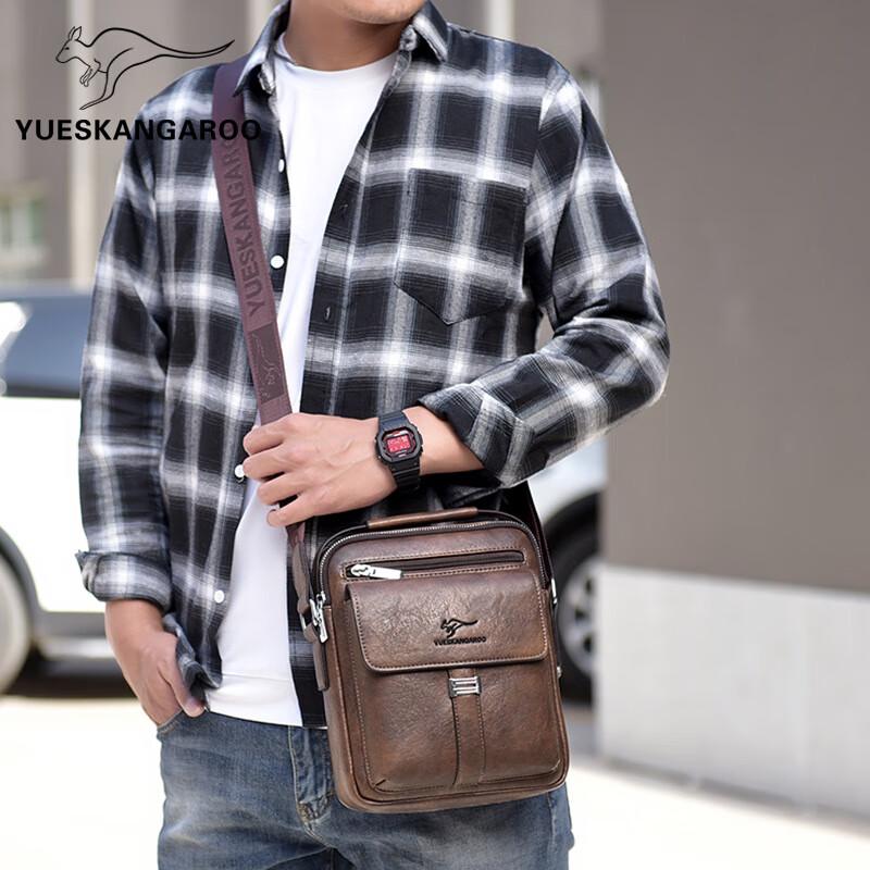 

YUESKANGAROO Men s Fashion Casual Shoulder Bag