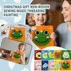 DIY Christmas Embroidery Kit, Christmas DIY Craft Kit, Cute Pet Animal Decorative Sewing Project, Kids Arts And Crafts Activity Kit